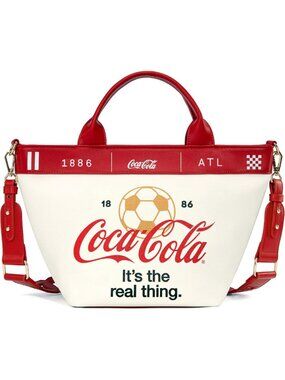 Stylish Soccer Tote Bag for Women | Canvas Hobo Handbag with Detachable Strap